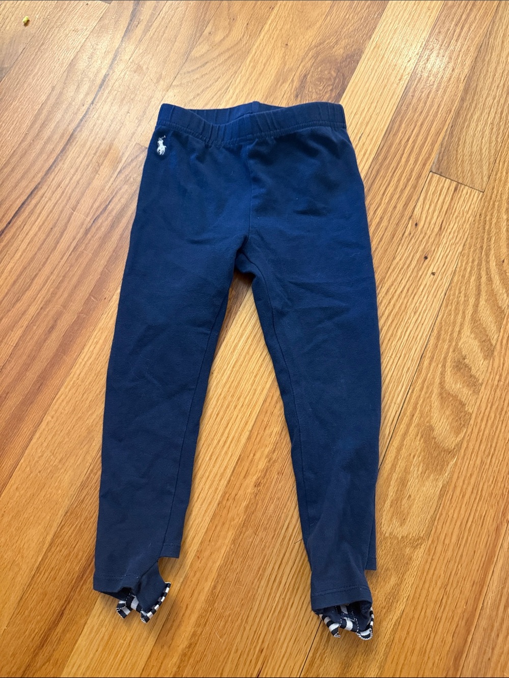 Polo by Ralph Lauren Navy Girls' Stretch Leggings